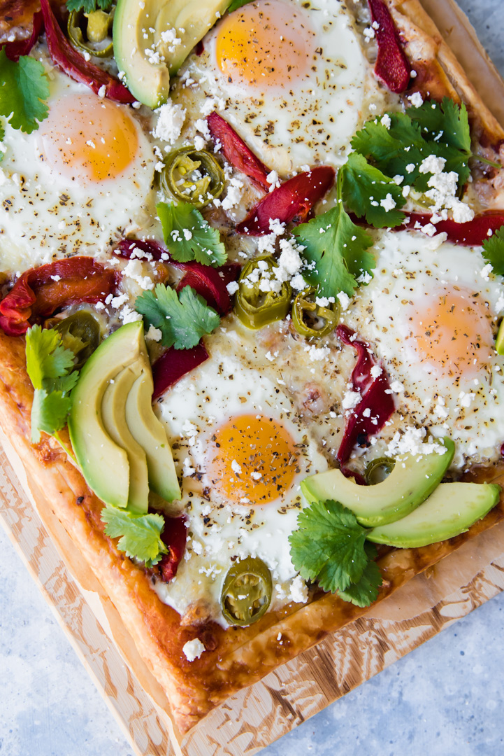 Puff Pastry Mexican Breakfast Pizza www.pineappleandcoconut.com #worldmarkettribe #discoverworldmarket