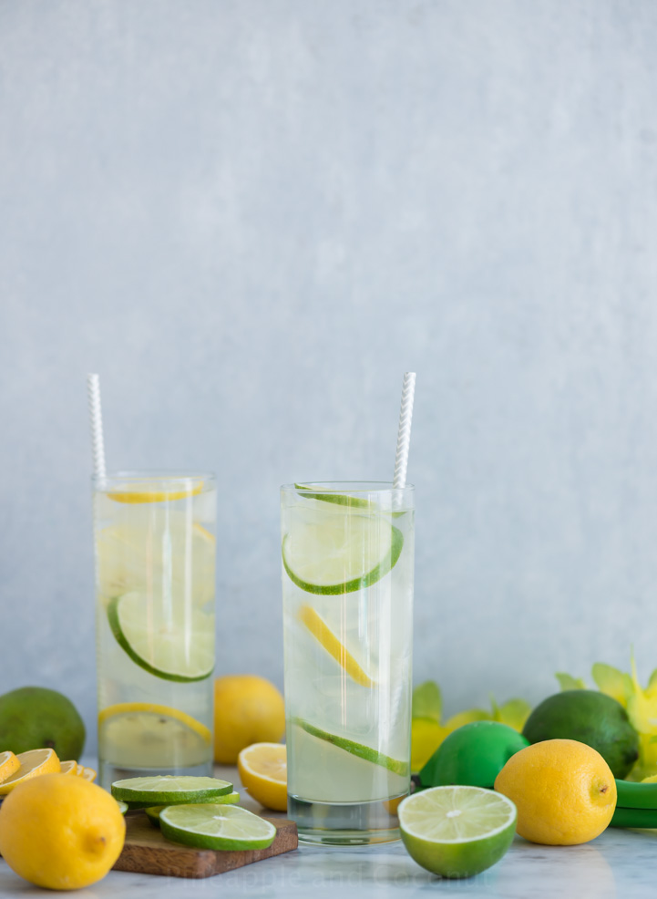 Simple Citrus and Coconut Cocktail www.pineappleandcoconut.com