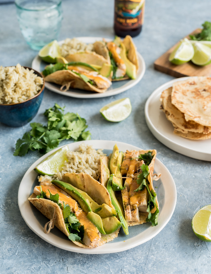 Mango Coconut Chicken Tacos www.pineappleandcoconut.com #ad #worldmarkettribe #tacotuesday