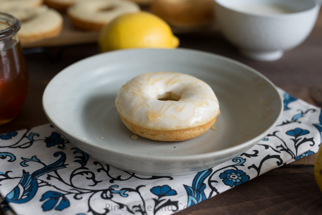 Honey Lemon Mochi Doughnuts www.pineappleandcoconut.com