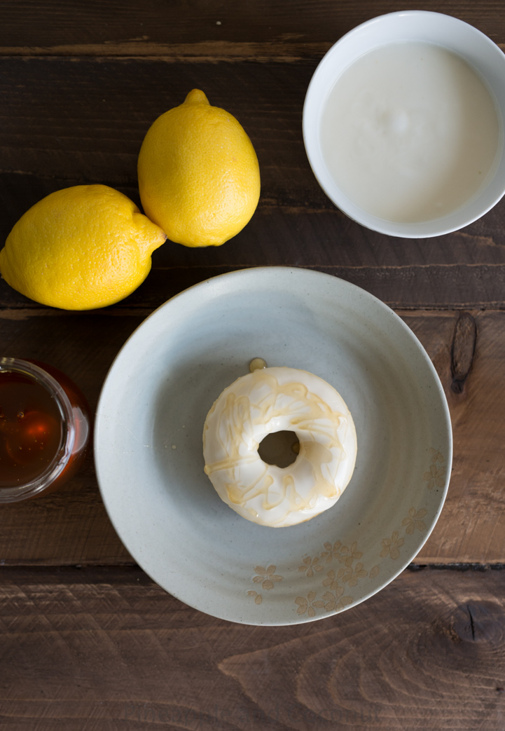 Honey Lemon Mochi Doughnuts www.pineappleandcoconut.com