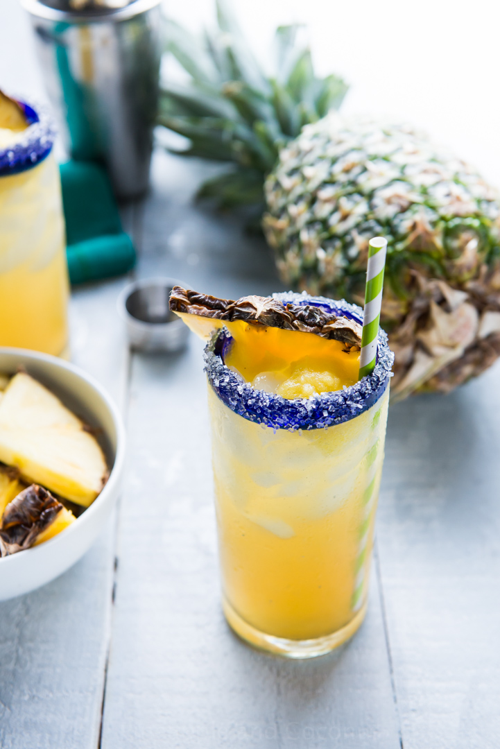 Vanilla Pineapple Margaritas #Vanillaweek www.pineappleandoconut.com