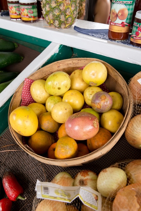 Passion Fruit in Basket Photo www.pineappleandcoconut.com