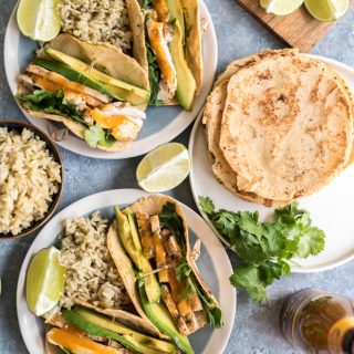 Mango Coconut Chicken Tacos with Pale Ale Tortillas Recipe