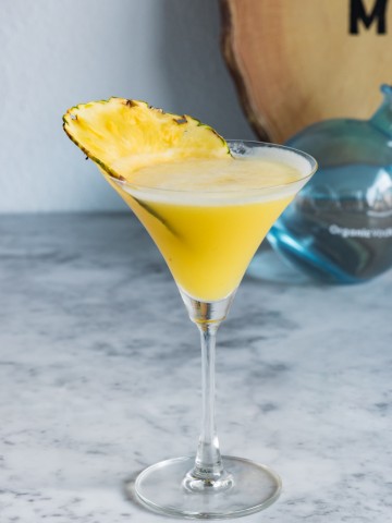 Aloha Friday Martini ( Pineapple Coconut Martini) www.pineappleandcoconut.com