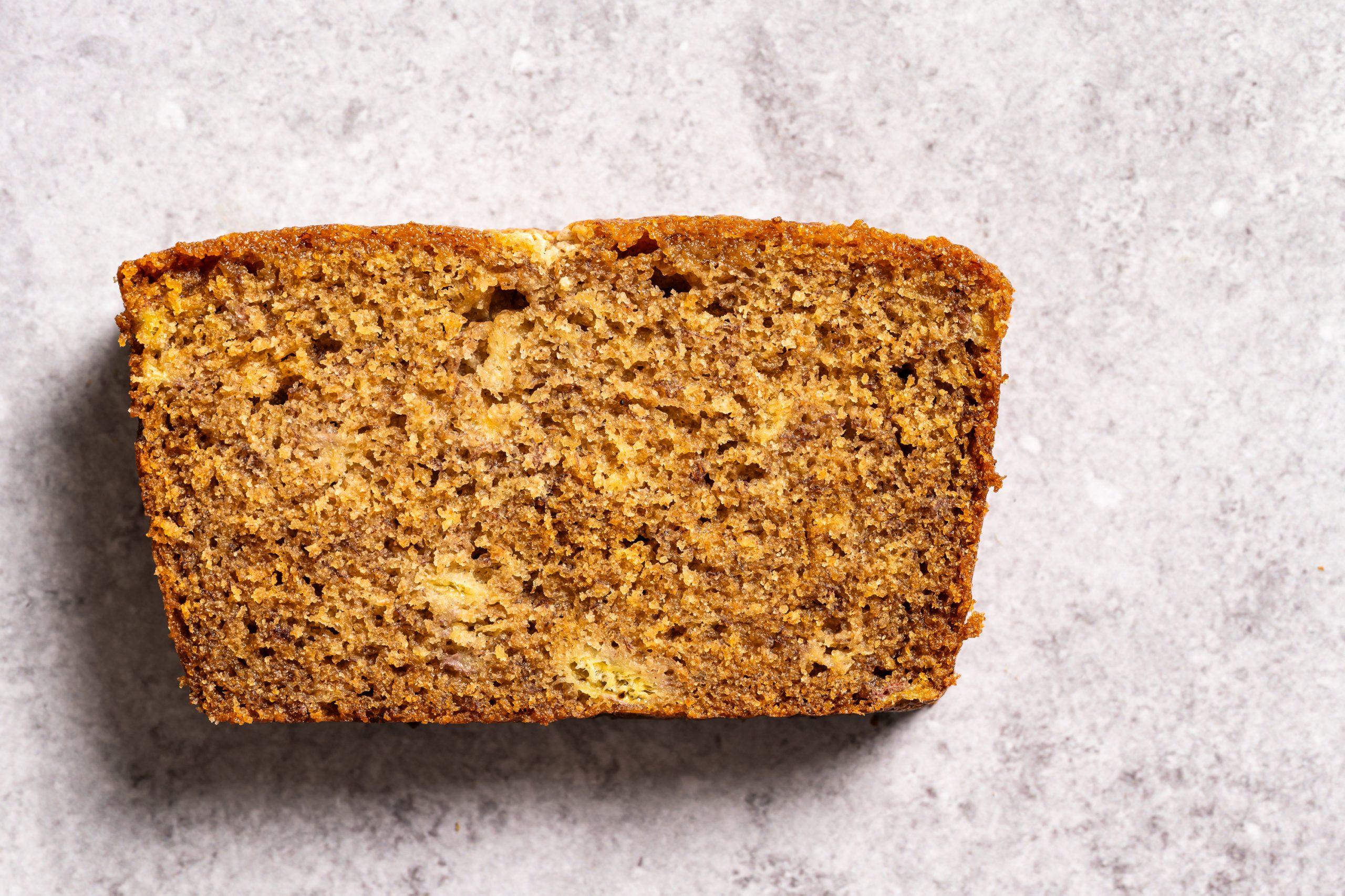 slice of banana bread